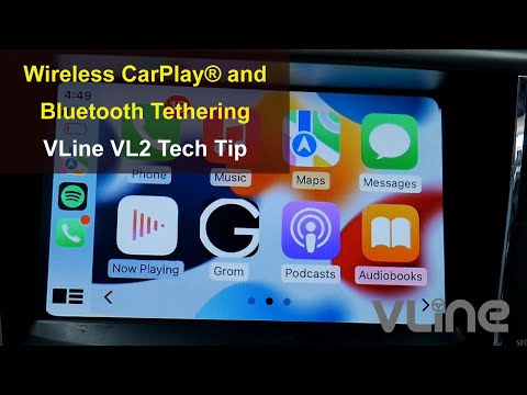 GROM VLine Tech Tip - Wireless CarPlay and Bluetooth Tethering for internet connectivity in the car