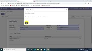 Examination or Exam in Education Management System (EMS) Module/ App in Odoo v14 in Bangla screenshot 4