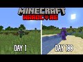 Surviving 100 Days in HARDCORE Minecraft...