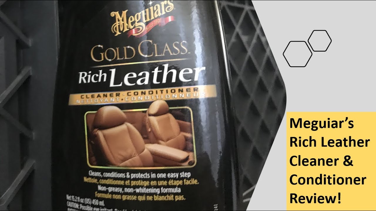 MEGUIAR'S RICH LEATHER CLEANER & CONDITIONER REVIEW 