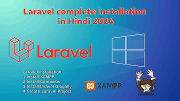How To Install Laravel on Windows in Hindi | Laravel ko windows me kese install kare 2024 #laravel
