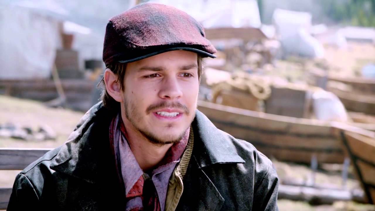 Klondike Johnny Simmons "Jack London" On Set Interview ScreenSlam YouTube