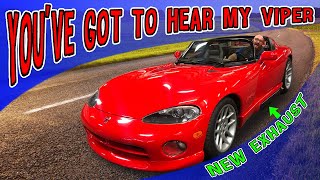 New exhaust on my '94 Viper is epic! You've got to hear the muscle car rumble. Test drive time!