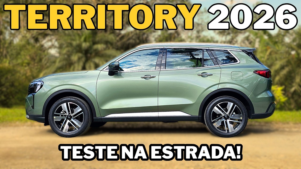 Novo Ford Territory 2026: Tecnologia, Segurança e Silêncio a Bordo!