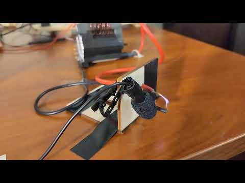 An ionophone. A singing electric arc