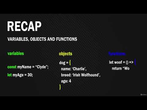 JavaScript Grandmaster 1413 Recap   variables, objects and functions