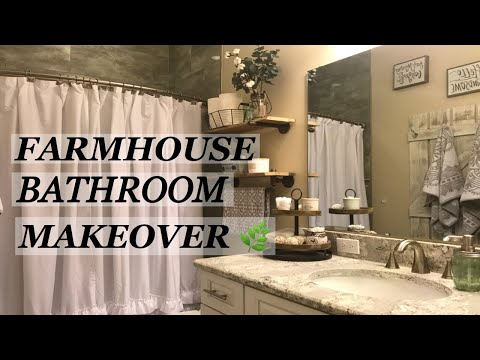 bathroom-makeover-farmhouse-style-🌿-fall-2018