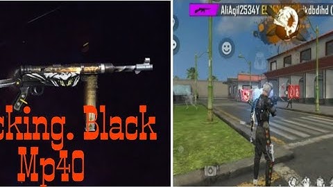 Black Mp40 #Range# freefire max |RED GAMEPLAY