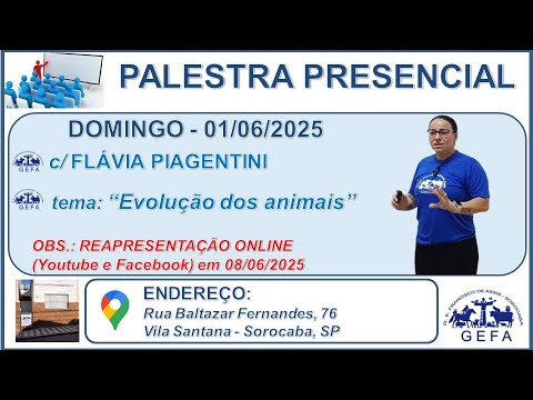 Assista: Palestra Presencial c/ FLÁVIA PIAGENTINI (01/06/2025)