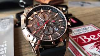 MINIFOCUS MF LARGE DIAL MULTI FUNCTION LUMINOUS WATCH
