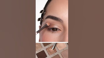Soft nude eyeshadow look tutorial using the Natasha Denona I need a nude Palette #eyeshadow