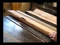 Hades Roasted Maple quarter/rift sawing a hard maple log for electric guitar neck blanks Hades Roasted Maple quarter/rift sawing a hard maple log for electric guitar neck blanks