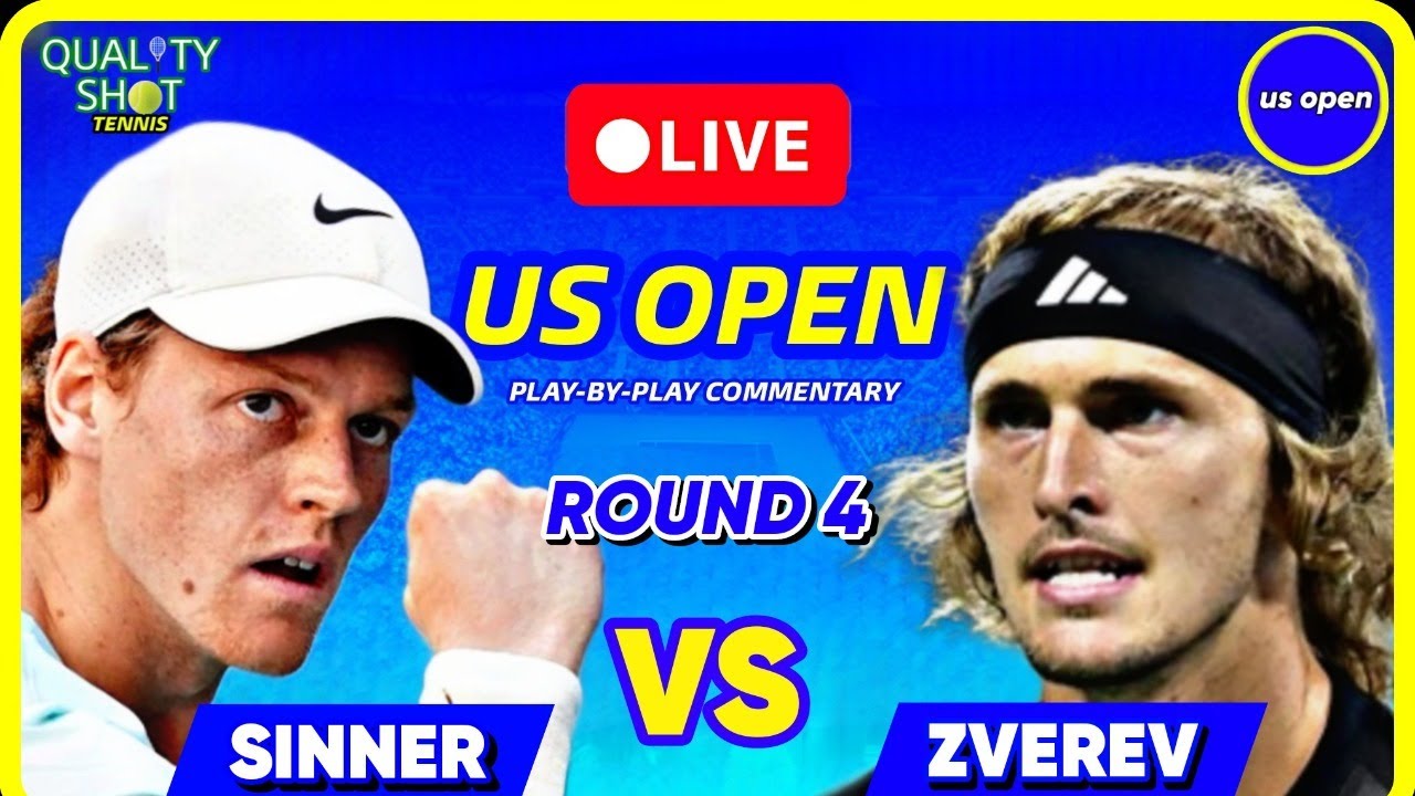 🎾SINNER vs ZVEREV US Open 2023 LIVE Tennis Play-by-Play Stream 