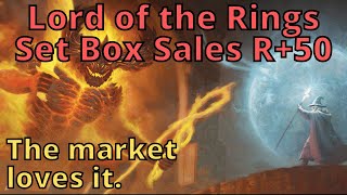 Lord of the Rings Set Box Sales after 50 days.  Huge Winner.