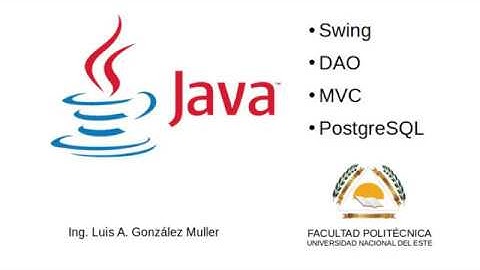 Java Desktop ABM Básico (Parte 6/8) - Swing, DAO, MVC y PostgreSQL