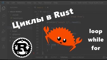 Циклы loop | while | for.  Язык Rust