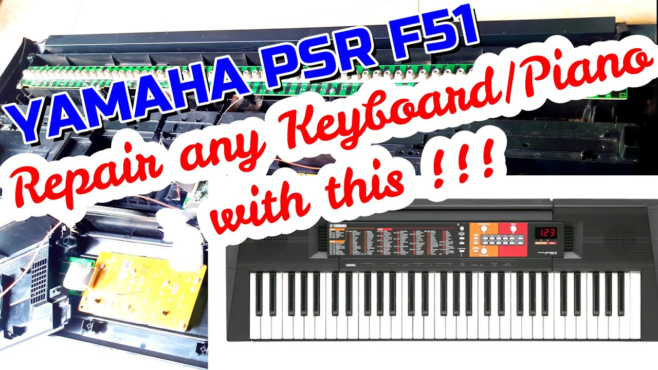 How to FIX a Dead KEY in ANY KEYBOARD/ PIANO Yamaha Keyboard Repair