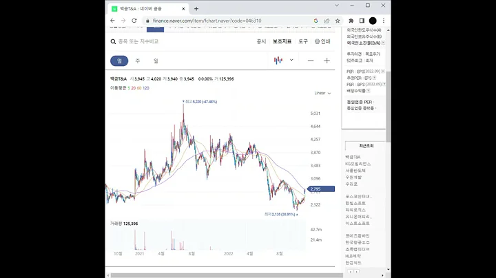 블랙박스 관련주 백금T&A 주가 전망 및 차트 분석