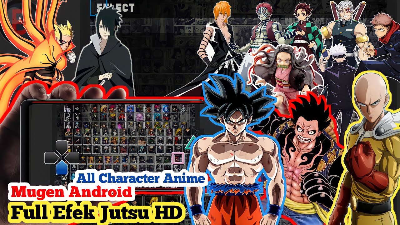 JUMP FORCE MUGEN ANDROID 2022, FULL 230 KARAKTER