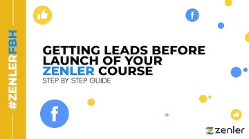 #ZenlerFBH - Getting Presales before Launch Simple technique