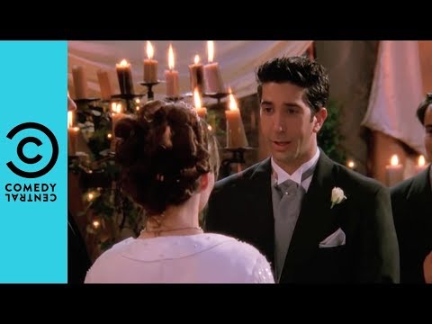 Ross Says Rachel At The Wedding | Friends