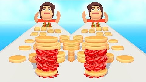 PANCAKE RUN 🥞🔥- All Levels Gameplay Walkthrough Android, iOS v.29