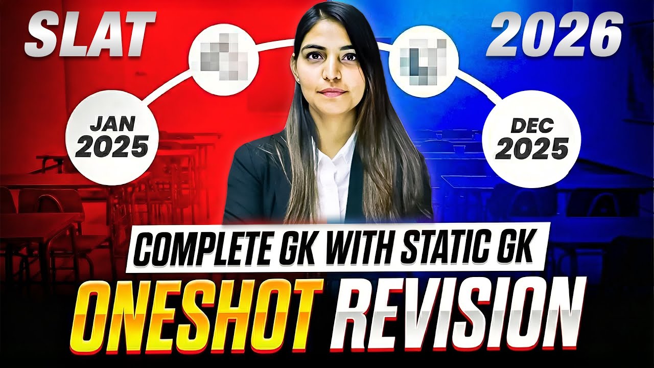 SLAT 2026 GK Marathon 1 Year Current Affairs with Static GK Covered in ...