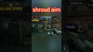 10000 hours aim 🤭 shroud like aim #shorts #android #deadtarget #zombie #aim screenshot 5