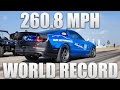 WORLD'S FASTEST 1 MILE FORD MUSTANG 260.8 MPH AT THE TEXAS MILE!!!