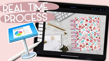 HOW TO MAKE A FLORAL DIGITAL BUJO ENTIRELY IN KEYNOTE 📖