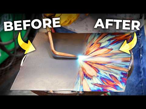 Using Fire To Paint Metal