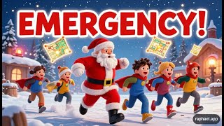 🚨 EMERGENCY! Santa's Map Needs Rescuing! | Kids Save Christmas Story 🎅