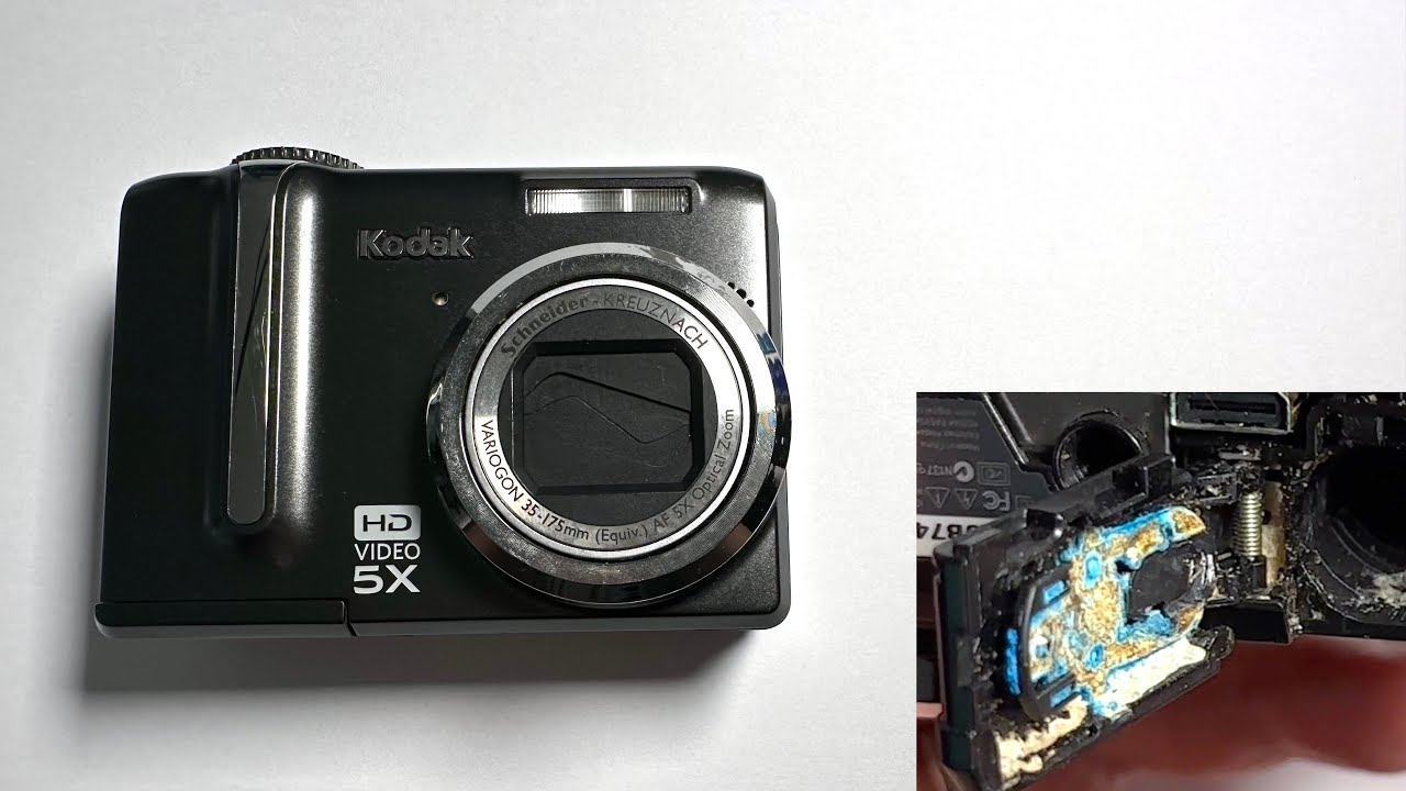 Kodak EasyShare Z1285 won't turn on repair - YouTube