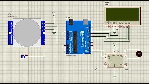 How to simulate the Door Open System With Vistor Counter in proteus using arduino