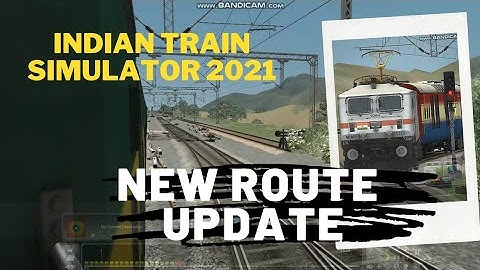 Indian Train Simulator New Route Update 2021(Part 1) | #latestupdate |