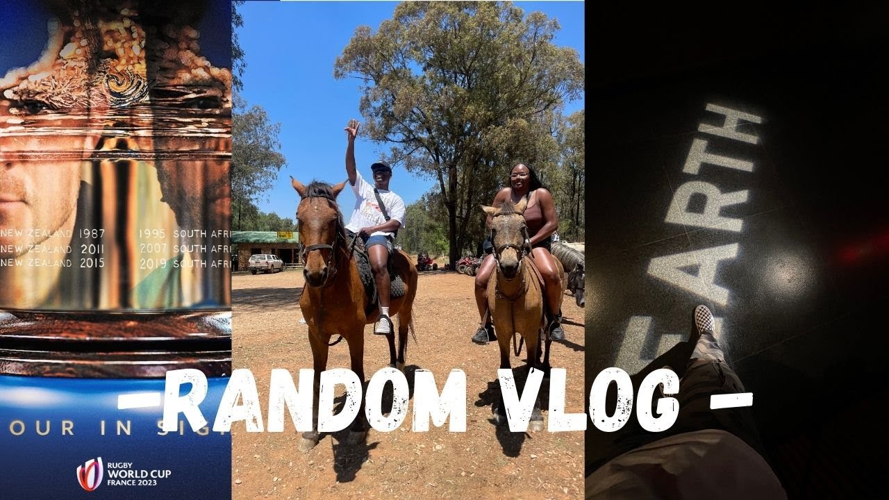 VLOG 003 HORSE RIDING, QUAD BIKING, ROAD TO RUGBY WORLD CUP FINAL