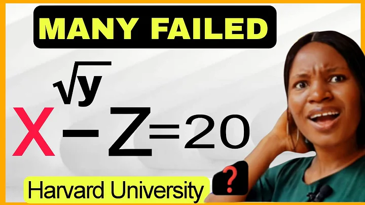 A Harvard University interview question|can you pass this|exponential question
