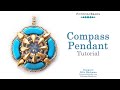 Compass Pendant - DIY Jewelry Making Tutorial by PotomacBeads