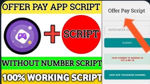 Offer Pay App Script ||New Earning App || New Refer Script ||Earn With Khushi ||