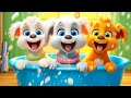 Sing-Along with Three Little Puppies Baby Shark - Baby songs - Nursery Rhymes &amp; Kids Songs