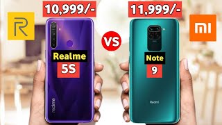 Redmi Note 9 vs Realme 5s full details comperision | camera, battery, gaming comperision 