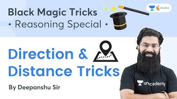 "Direction & Distance Tricks" | Black Magic Tricks | Reasoning Special | Deepanshu Sharma