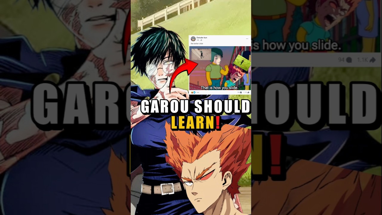 Maki Zenin should teach Garou how to slide #jjk #jujutsukaisen #shorts