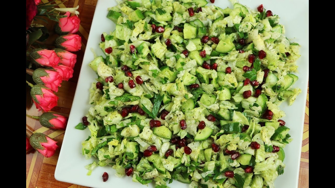 Закуски для салата из салата и огурцов, лучшая заправка أشهى وأسرع مقبلات سلطة خس وخيار باطيب درسينغ