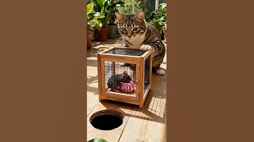 狡猾なネズミはネコの罠にかかった。#catlife #funny #orangecat#cute #cat #mouse 🐹🐱🐹#mousemurah