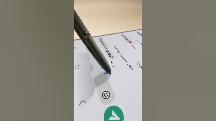 Galaxy S23 Ultra: S Pen on Messages l Samsung