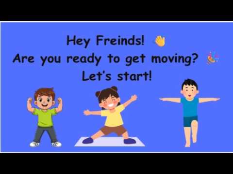 Let’s Move! Fun Kids Workout Jump, Stretch & Relax 🎉