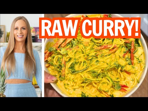 My Ultimate Raw Vegan Curry‼️ (make dinner with me)