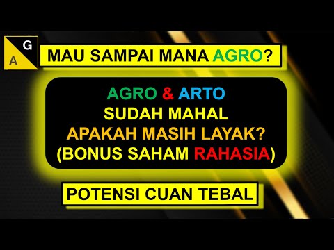 AGRO & ARTO, MASIH ADA HARAPAN CUAN?! (BONUS ANALISA B**N)