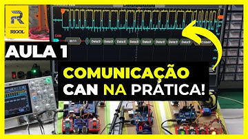 Comunicação CAN - Como Funciona e Como Decodificar com Osciloscopio RIGOL DHO800? Eletronica Facil